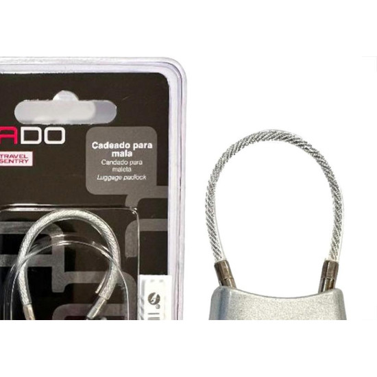 Cadeado Para Mala Pado Tsa007 Personal 3 Segredos Prata - 52018285 Cadeado Para Mala Pado Tsa007 Personal 3 Segredos Prata - 52018285