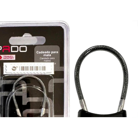 Cadeado Para Mala Pado Tsa007 Personal 3 Segredos Preto - 52018284 Cadeado Para Mala Pado Tsa007 Personal 3 Segredos Preto - 52018284