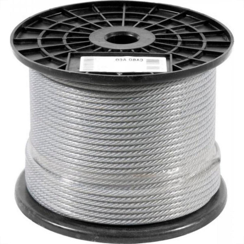 Cabo Aco Galvanizado Sao Raphael 4,8Mm 3/16''(6X7) - 250M Cabo Aco Galvanizado Sao Raphael 4,8Mm 3/16''(6X7) - 250M