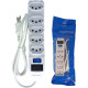 Filtro Linha Multilaser 5 Tomadas 2P+T Branco - Wi300 Filtro Linha Multilaser 5 Tomadas 2P+T Branco - Wi300