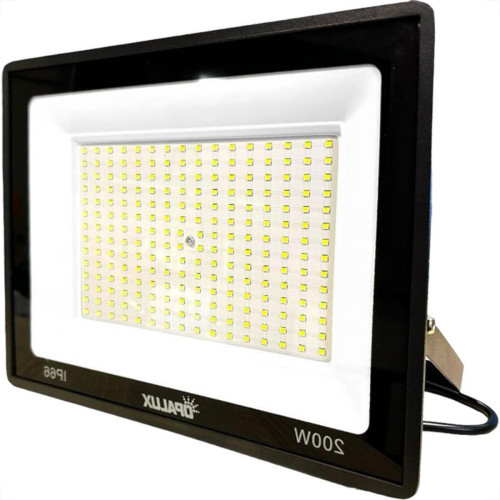 Refletor De Led Opalux 200W. 6500K. 16000Lm Ip66 Preto Bivolt Refletor De Led Opalux 200W. 6500K. 16000Lm Ip66 Preto Bivolt