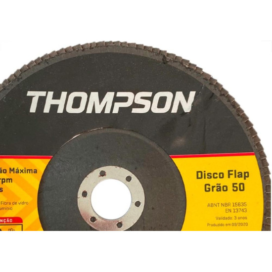 Disco Flap Thompson 7'' - Grao 50 Disco Flap Thompson 7'' - Grao 50