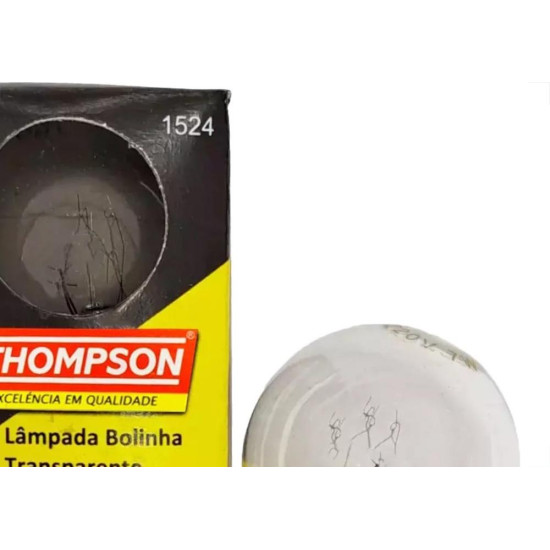 Lampada Bolinha Thompson 7Wx127V Clara - Kit C/10 Pecas Lampada Bolinha Thompson 7Wx127V Clara - Kit C/10 Pecas