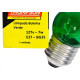 Lampada Bolinha Thompson 7Wx127V Verde - Kit C/10 Pecas Lampada Bolinha Thompson 7Wx127V Verde - Kit C/10 Pecas