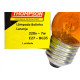 Lampada Bolinha Thompson 7Wx220V Laranja - Kit C/10 Pecas Lampada Bolinha Thompson 7Wx220V Laranja - Kit C/10 Pecas