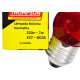 Lampada Bolinha Thompson 7Wx220V Vermelha - Kit C/10 Pecas Lampada Bolinha Thompson 7Wx220V Vermelha - Kit C/10 Pecas