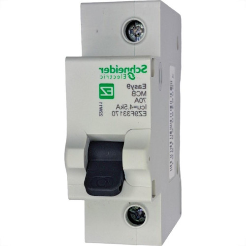 Disjuntor Schneider ''Din'' Unipolar 70A. C