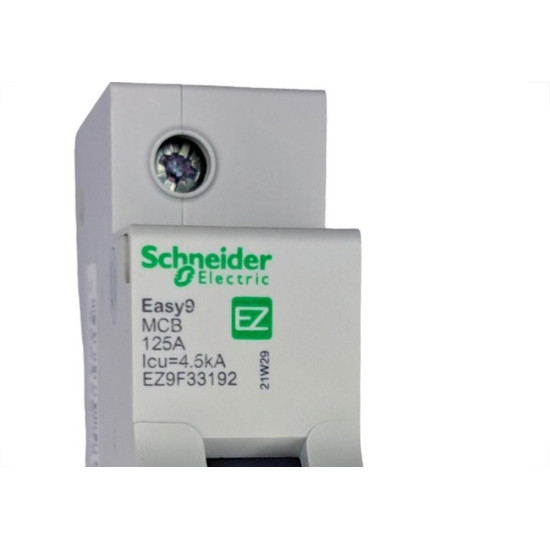 Disjuntor Schneider ''Din'' Unipolar 125A. C Disjuntor Schneider ''Din'' Unipolar 125A. C