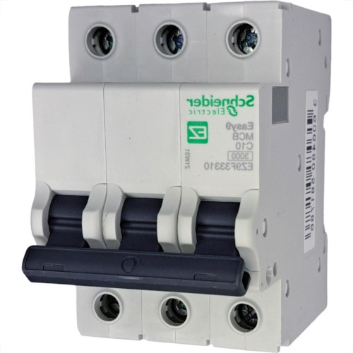 Disjuntor Schneider ''Din'' Tripolar 10A. C Disjuntor Schneider ''Din'' Tripolar 10A. C