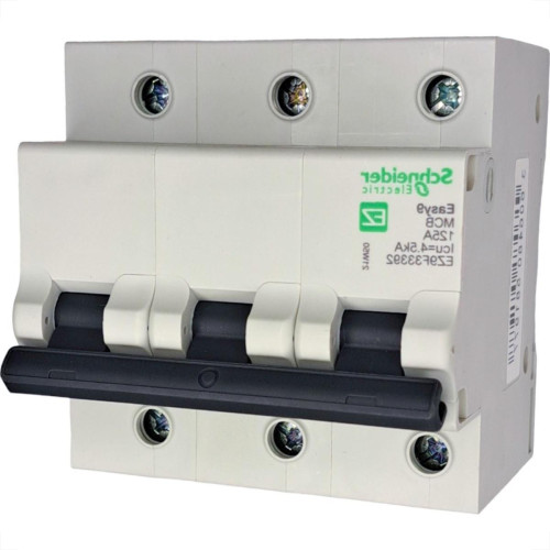 Disjuntor Schneider ''Din'' Tripolar 125A. C Disjuntor Schneider ''Din'' Tripolar 125A. C