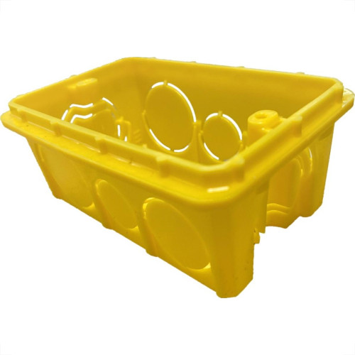 Caixinha De Luz Pvc Tramontina Amarela 4X2 - (Encaixe 1/2''-3/4''-1'') - Kit C/25 Pecas Caixinha De Luz Pvc Tramontina Amarela 4X2 - (Encaixe 1/2''-3/4''-1'') - Kit C/25 Pecas