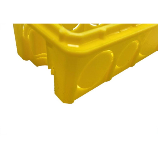 Caixinha De Luz Pvc Tramontina Amarela 4X2 - (Encaixe 1/2''-3/4''-1'') - Kit C/25 Pecas Caixinha De Luz Pvc Tramontina Amarela 4X2 - (Encaixe 1/2''-3/4''-1'') - Kit C/25 Pecas