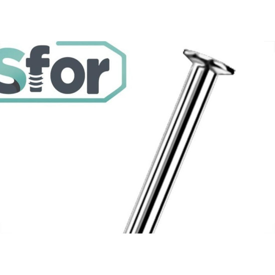 Prego Aco Sforplast Galvanizado Com Cabeca 12X12 (1,80X28mm) Pacote Com 100 Pecas Prego Aco Sforplast Galvanizado Com Cabeca 12X12 (1,80X28mm) Pacote Com 100 Pecas