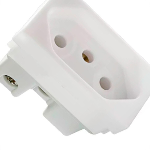 Modulo Steck Linha Stella 1 Tomada 10A. Branco 868060 Modulo Steck Linha Stella 1 Tomada 10A. Branco 868060