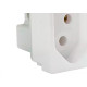 Modulo Steck Linha Stella 1 Tomada 10A. Branco 868060 Modulo Steck Linha Stella 1 Tomada 10A. Branco 868060