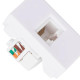 Modulo Steck Linha Stella Tomada Rj45 - Branco 868095 Modulo Steck Linha Stella Tomada Rj45 - Branco 868095