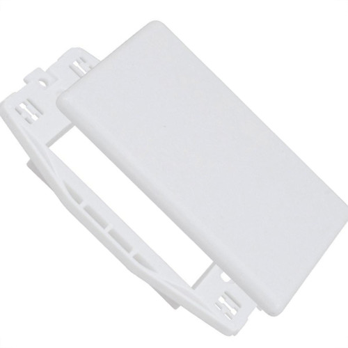 Placa Steck Linha Stella Branca 4X2 - Cega Com Suporte 869070 Placa Steck Linha Stella Branca 4X2 - Cega Com Suporte 869070