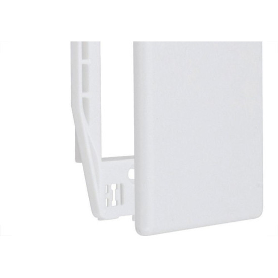 Placa Steck Linha Stella Branca 4X2 - Cega Com Suporte 869070 Placa Steck Linha Stella Branca 4X2 - Cega Com Suporte 869070