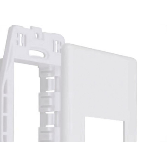 Kit C/4 - Placa Steck Linha Stella Branca 4X2 - 1 Modulo ...