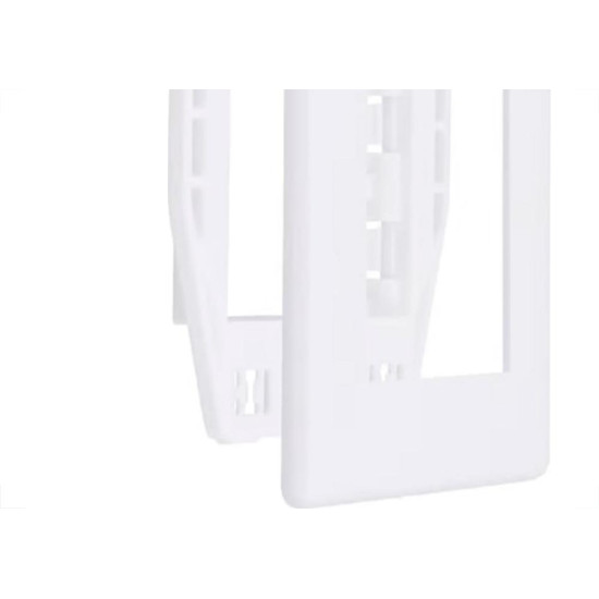 Kit C/3 - Placa Steck Linha Stella Branca 4X2 - 3 Modulos... Kit C/3 - Placa Steck Linha Stella Branca 4X2 - 3 Modulos...