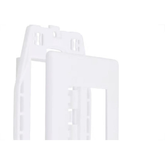 Kit C/3 - Placa Steck Linha Stella Branca 4X2 - 3 Modulos... Kit C/3 - Placa Steck Linha Stella Branca 4X2 - 3 Modulos...