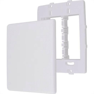 Placa Steck Linha Stella Branca 4X4 - Cega Com Suporte 869672 Placa Steck Linha Stella Branca 4X4 - Cega Com Suporte 869672