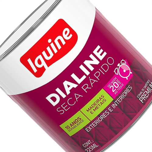 Tinta Esmalte Iquine Seca Rapido 225Ml Branco Neve Tinta Esmalte Iquine Seca Rapido 225Ml Branco Neve