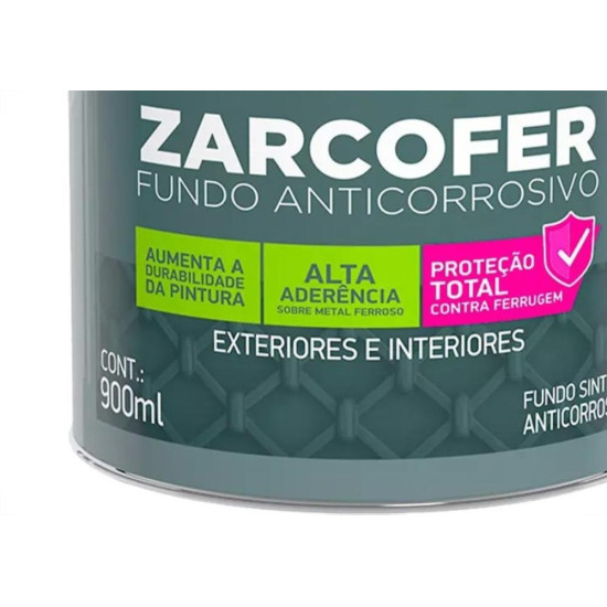 Tinta Zarcao Iquine Zarcofer 900 Ml Cinza