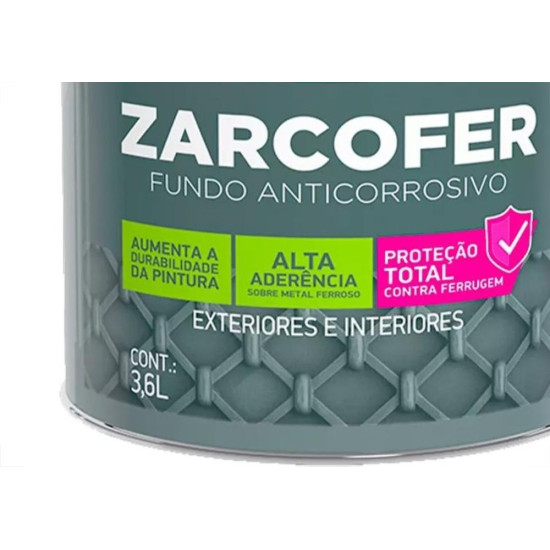 Tinta Zarcao Iquine Zarcofer 3,6L Cinza Tinta Zarcao Iquine Zarcofer 3,6L Cinza