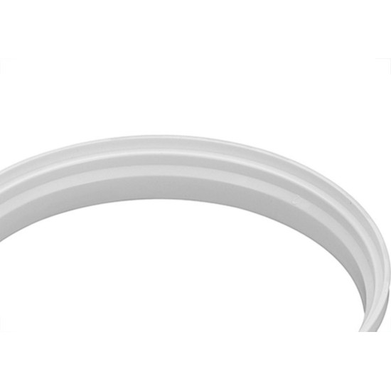 Porta Grelha Pvc Krona Redonda 10X10 Branca Nr64 Porta Grelha Pvc Krona Redonda 10X10 Branca Nr64