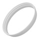 Porta Grelha Pvc Krona Redonda 15X15 Branca Nr67 Porta Grelha Pvc Krona Redonda 15X15 Branca Nr67