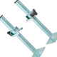 Suporte Nivelador De Regua Cortag 300Mm Com 2 Pecas - 61588
