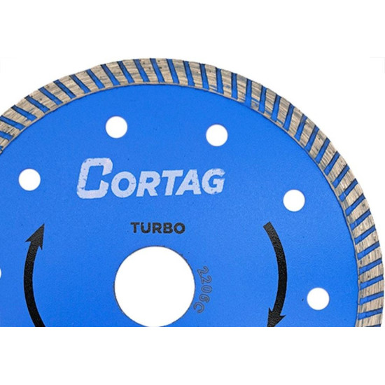 Disco Diamantado Cortag Turbo 125Mm X 22,2Mm Para Esmerilhadeira - 62137 Disco Diamantado Cortag Turbo 125Mm X 22,2Mm Para Esmerilhadeira - 62137