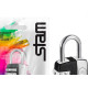 Cadeado Para Mala Stam Life Colors Com Segredo 25Mm Preto Fosco Cadeado Para Mala Stam Life Colors Com Segredo 25Mm Preto Fosco