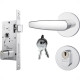 Fechadura Stam Externa Inox Alavanca - 803/33 Roseta Fechadura Stam Externa Inox Alavanca - 803/33 Roseta