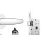 Fechadura Stam Externa Inox Alavanca - 803/33 Roseta Fechadura Stam Externa Inox Alavanca - 803/33 Roseta