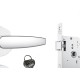 Fechadura Stam Interna Inox Alavanca - 813/33 Roseta Fechadura Stam Interna Inox Alavanca - 813/33 Roseta