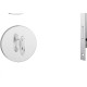Fechadura Stam Banheiro Inox Alavanca - 823/33 Roseta