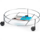 Suporte Multiuso Para Botijao/Vaso/Galao Com Rodizio Arthi Cromado - 1040 Suporte Multiuso Para Botijao/Vaso/Galao Com Rodizio Arthi Cromado - 1040