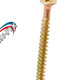 Parafuso Chipboard Philips Chata New Fix 3,5X40Mm - Kit C/5 Cartelas Parafuso Chipboard Philips Chata New Fix 3,5X40Mm - Kit C/5 Cartelas