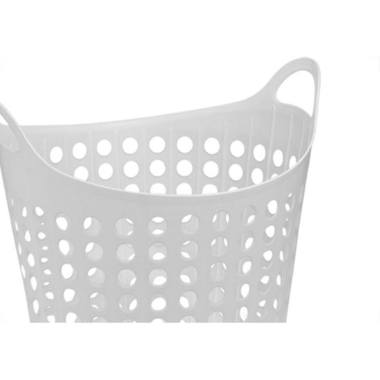Cesto Organizador Multiuso Flexivel Arthi Branco 44L - 1546 Cesto Organizador Multiuso Flexivel Arthi Branco 44L - 1546