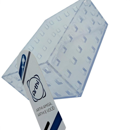 Caixa Organizadora Arthi Cristal 14Cm X 10,5Cm X 6Cm - 756Ml - 5033 Caixa Organizadora Arthi Cristal 14Cm X 10,5Cm X 6Cm - 756Ml - 5033