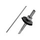 Haste Para Telha Toralf 1/4'' X 250Mm Com Kit Vedacao Pacote Com 25 Pecas