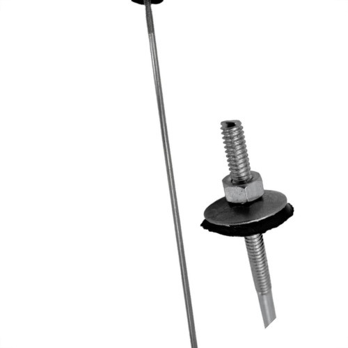 Haste Para Telha Toralf 1/4'' X 400Mm Com Kit Vedacao Pacote Com 25 Pecas Haste Para Telha Toralf 1/4'' X 400Mm Com Kit Vedacao Pacote Com 25 Pecas