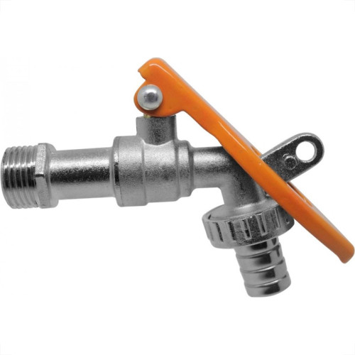 Torneira Esfera Jardim Com Porta Cadeado Ajax 1/2'' X 3/4'' Torneira Esfera Jardim Com Porta Cadeado Ajax 1/2'' X 3/4''
