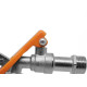 Torneira Esfera Jardim Com Porta Cadeado Ajax 1/2'' X 3/4'' Torneira Esfera Jardim Com Porta Cadeado Ajax 1/2'' X 3/4''
