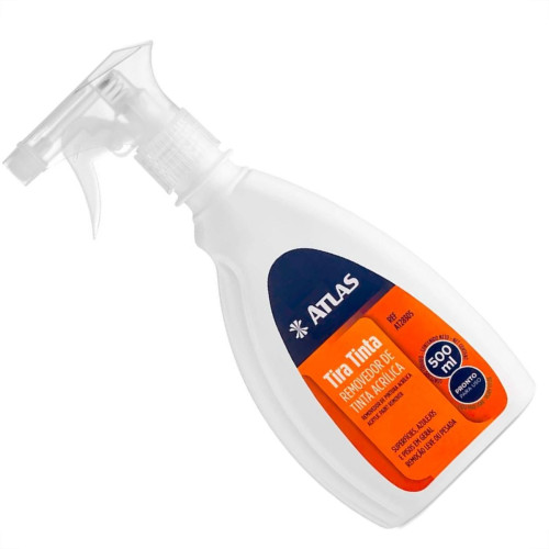 Removedor De Tinta Acrilica Spray Tira Tinta Atlas 500Ml. Removedor De Tinta Acrilica Spray Tira Tinta Atlas 500Ml.