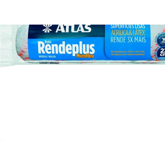 Rolo La Atlas Rendeplus 23Cm Microfibra - 327/23 Rolo La Atlas Rendeplus 23Cm Microfibra - 327/23