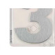 Numero Residencial Atlas Escovado 6Cm Nº 3