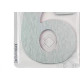 Numero Residencial Atlas Escovado 6Cm Nº 6 Numero Residencial Atlas Escovado 6Cm Nº 6